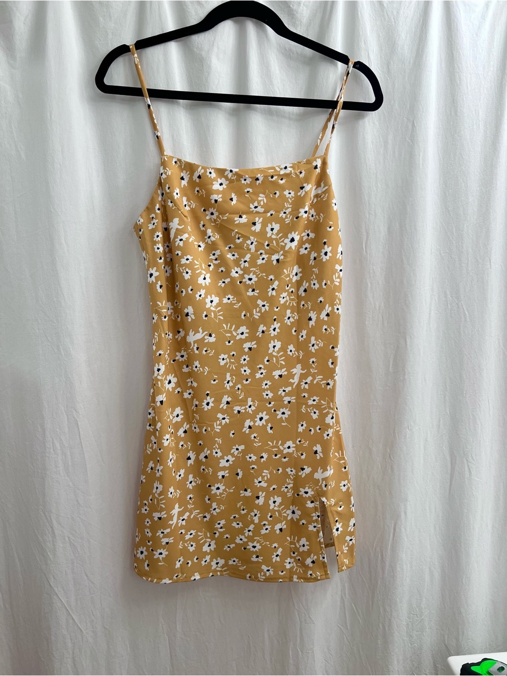 Princess Polly Floral Mustard Yellow Sundress